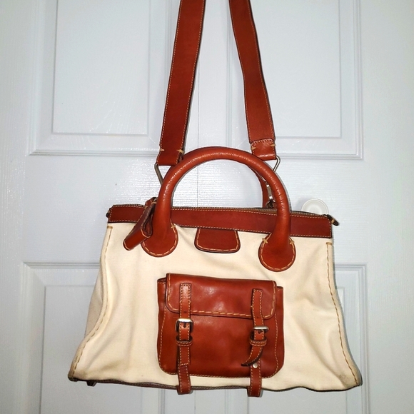 Chloe Auth. SATXHEL vintage Made in Italy Purse